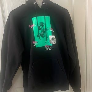 Black Hoodie from Bowery Supply. Size Large.